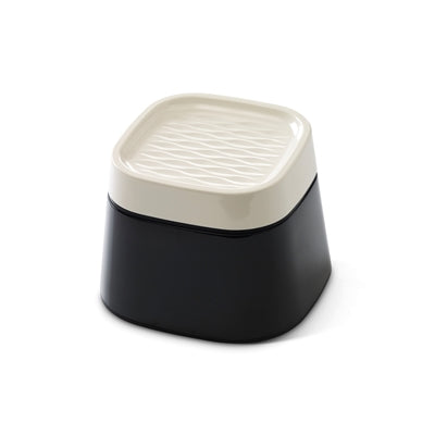 Savic Ergo Cube Voerbak Creme / Zwart