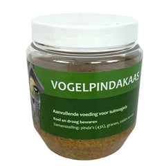 Merkloos Vogelpindakaas Pot