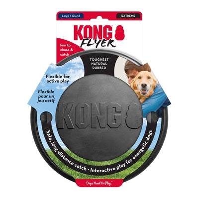 Kong Extreme Flyer Frisbee Zwart