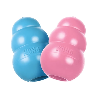 Kong Puppy Kong Rubber Roze Of Lichtblauw Assorti