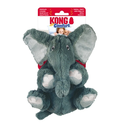 Kong Comfort Kiddos Olifant Grijs