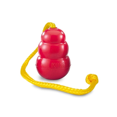 Kong Classic Met Touw Rood / Geel