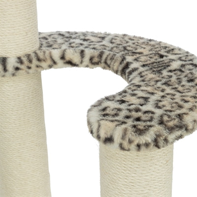 Trixie Krabpaal Leo Panterprint Rond Creme