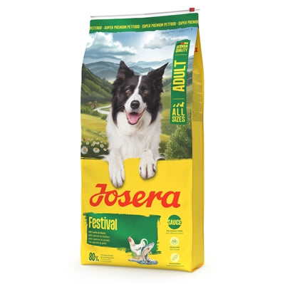 Josera All Sizes Festival hondenvoer met kip en zalm voor volwassen honden