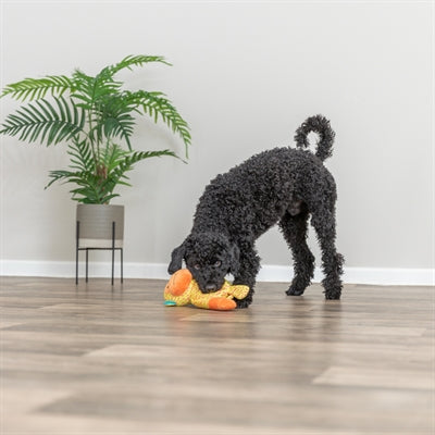 Trixie Aap Stof Geel / Oranje