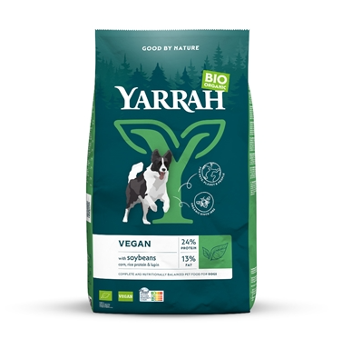 Yarrah Vega hondenbrokken biologisch met baobab en kokosolie voor volwassen honden.
