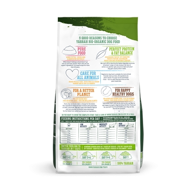 Yarrah Vega hondenbrokken biologisch met baobab en kokosolie voor volwassen honden.