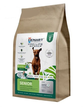 Henart Mealworm Insect Senior graanvrij hondenvoer met meelwormeiwit voor oudere honden