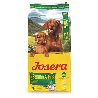 Josera Mother Puppy Salmon voeding voor drachtige teven en jonge pups