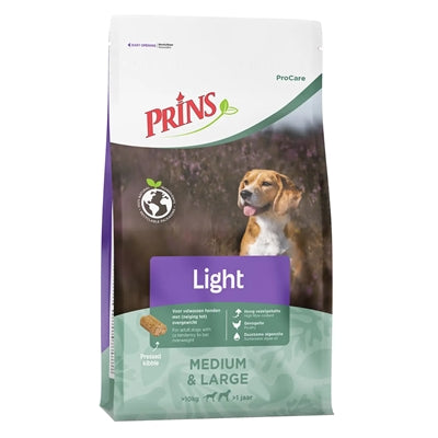 Prins Procare Light Low geperste hondenbrokken voor honden met overgewicht